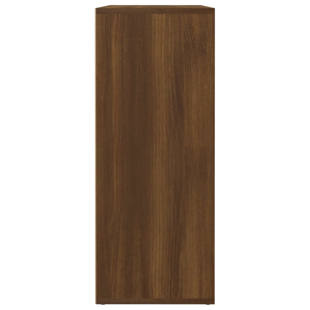 Senkki ruskea tammi 60x30x75 cm tekninen puu - Sisustajankoti.fi