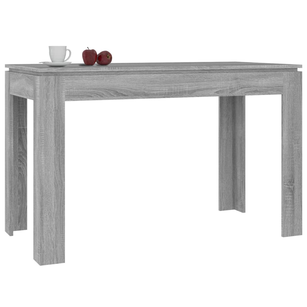 Ruokapöytä harmaa Sonoma 120x60x76 cm tekninen puu - Sisustajankoti.fi