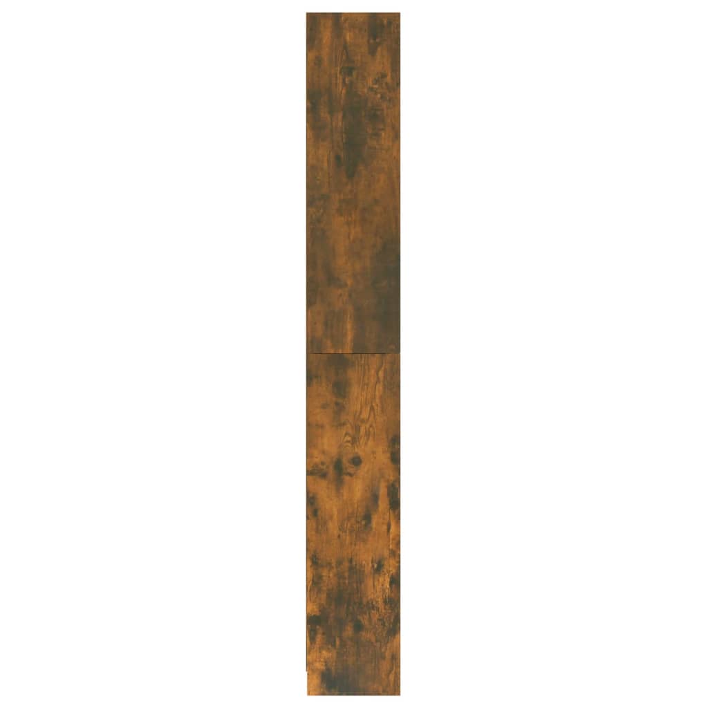 5-kerroksinen Kirjahylly savutammi 80x24x175 cm tekninen puu - Sisustajankoti.fi