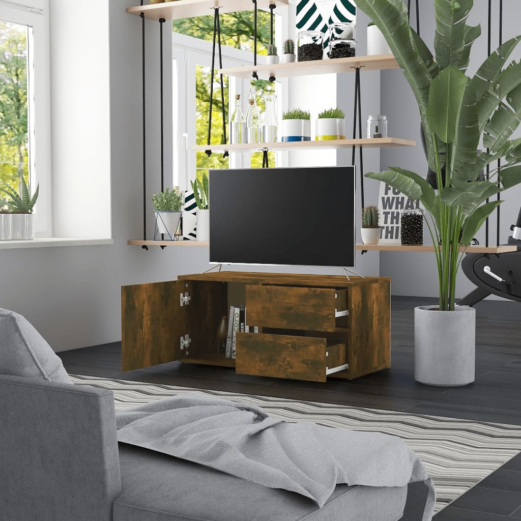 TV-taso savutammi 80x34x36 cm tekninen puu - Sisustajankoti.fi