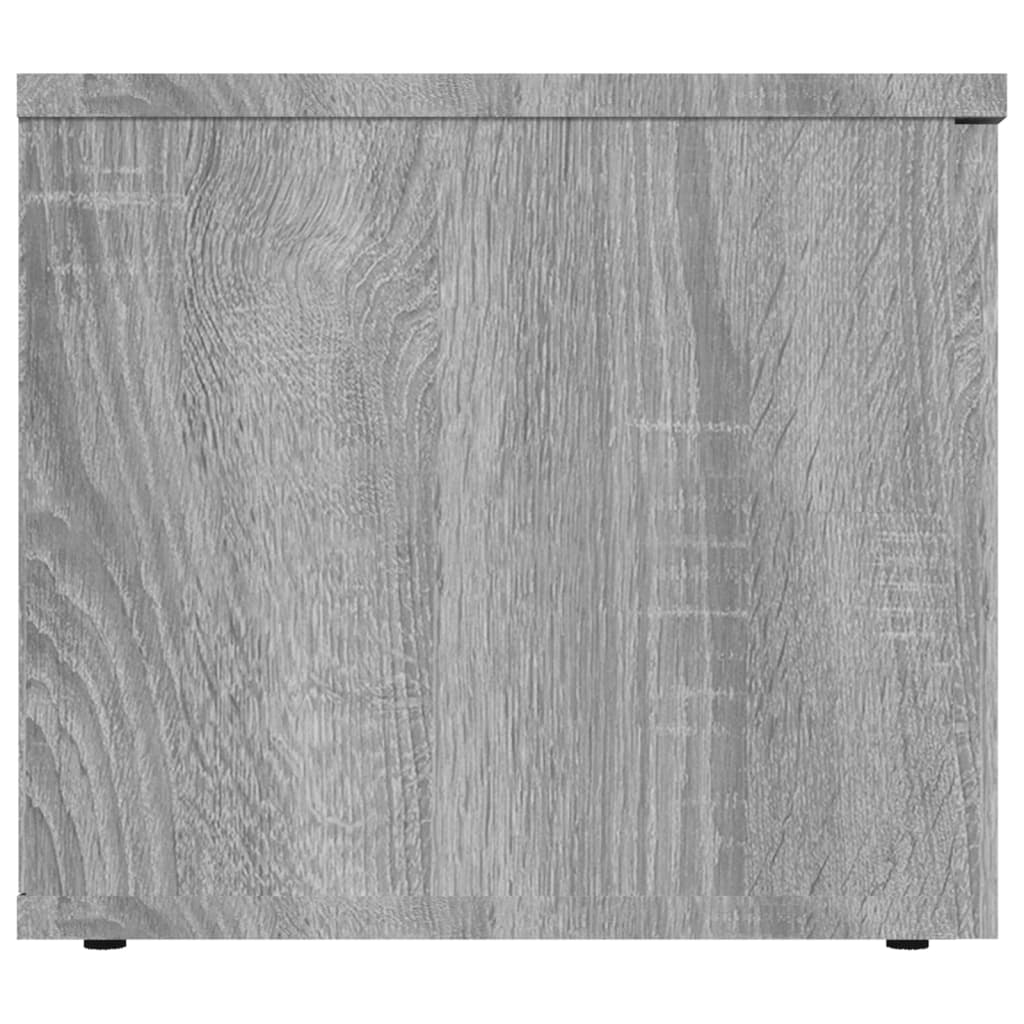 TV-taso harmaa Sonoma 80x34x30 cm tekninen puu - Sisustajankoti.fi