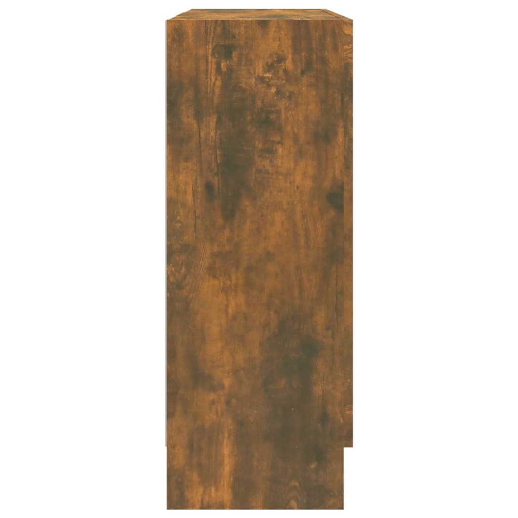 Vitriinikaappi savutammi 82,5x30,5x80 cm tekninen puu - Sisustajankoti.fi