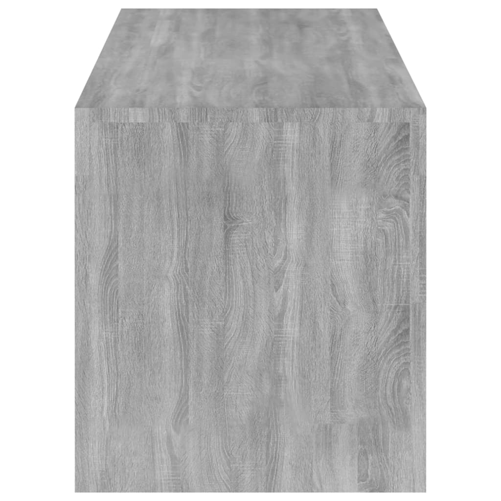 TV-taso LED-valoilla harmaa Sonoma 120x35x40 cm - Sisustajankoti.fi