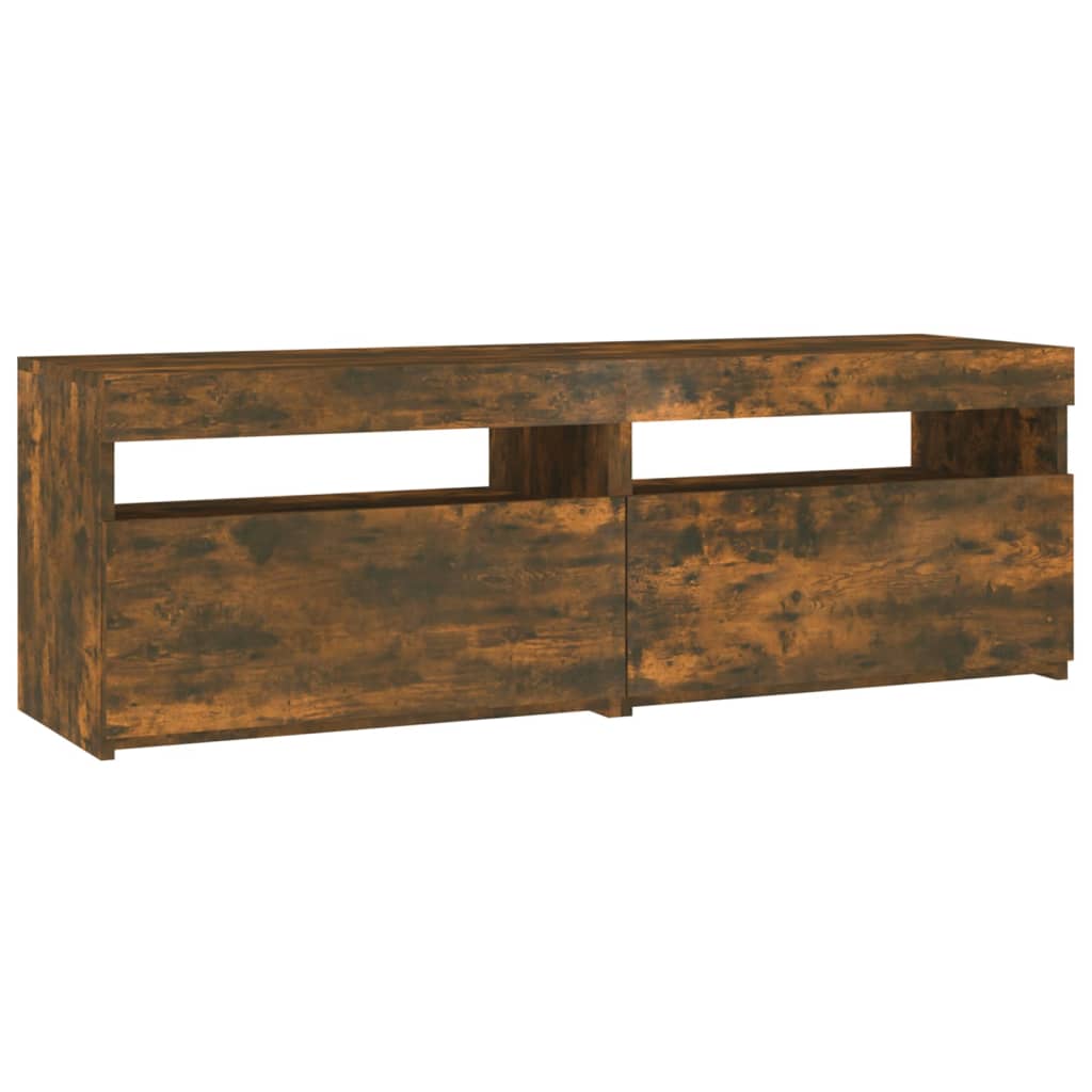 TV-taso LED-valoilla savutammi 120x35x40 cm - Sisustajankoti.fi