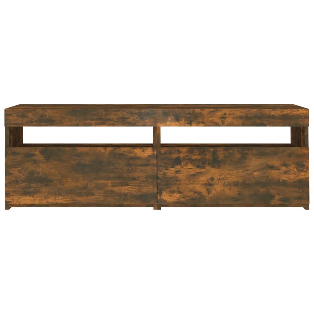 TV-taso LED-valoilla savutammi 120x35x40 cm - Sisustajankoti.fi