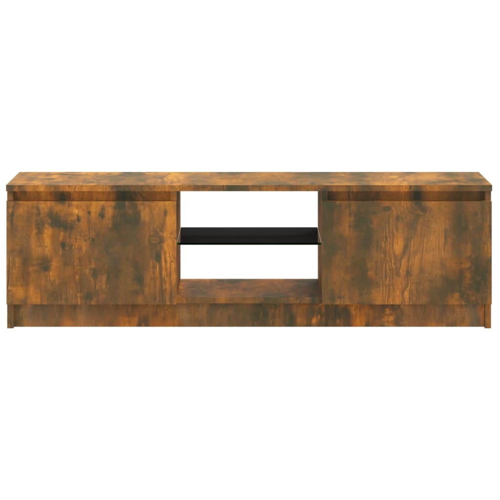 TV-taso LED-valoilla savutammi 120x30x35,5 cm - Sisustajankoti.fi