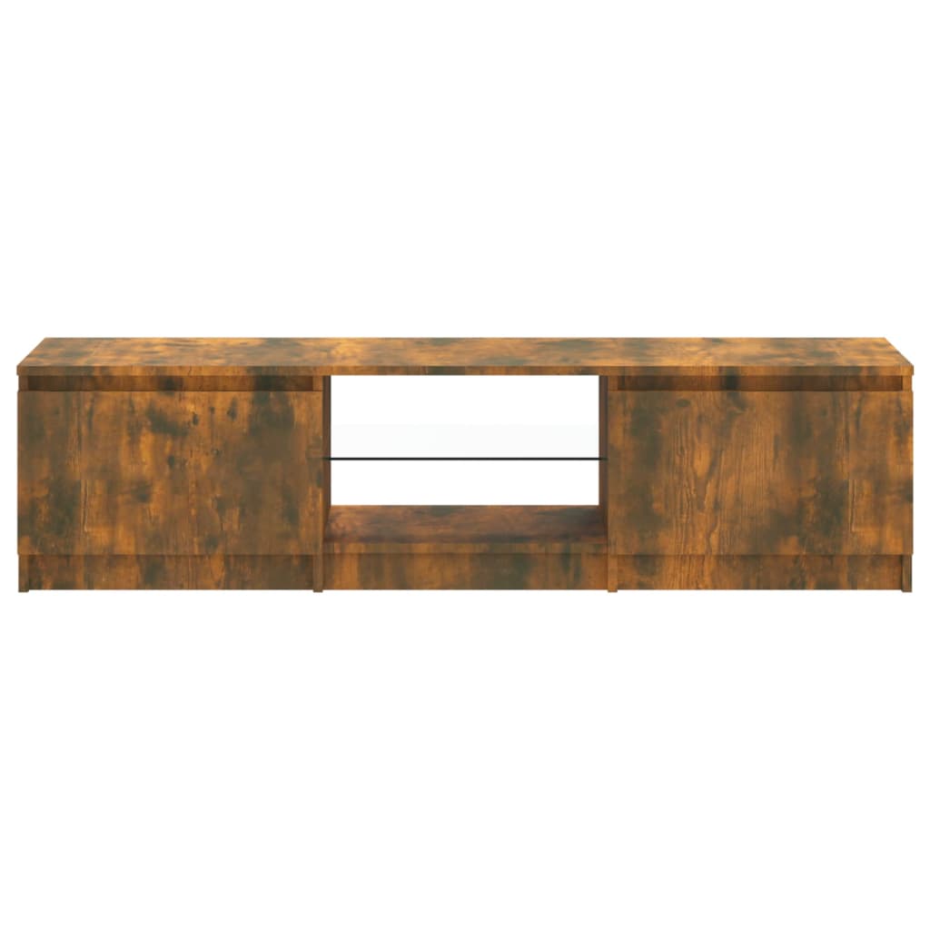 TV-taso LED-valoilla savutammi 140x40x35,5 cm - Sisustajankoti.fi