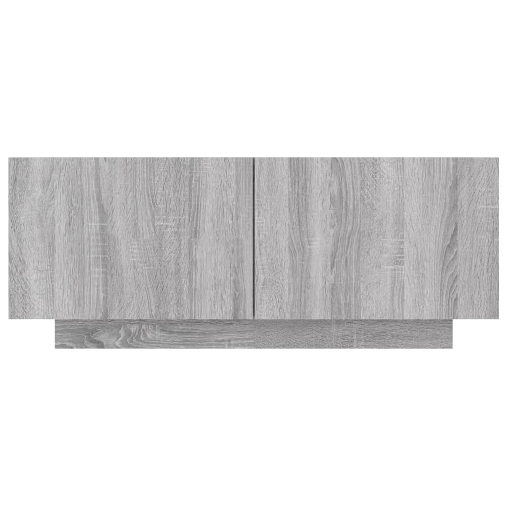 TV-taso harmaa Sonoma 100x35x40 cm tekninen puu - Sisustajankoti.fi