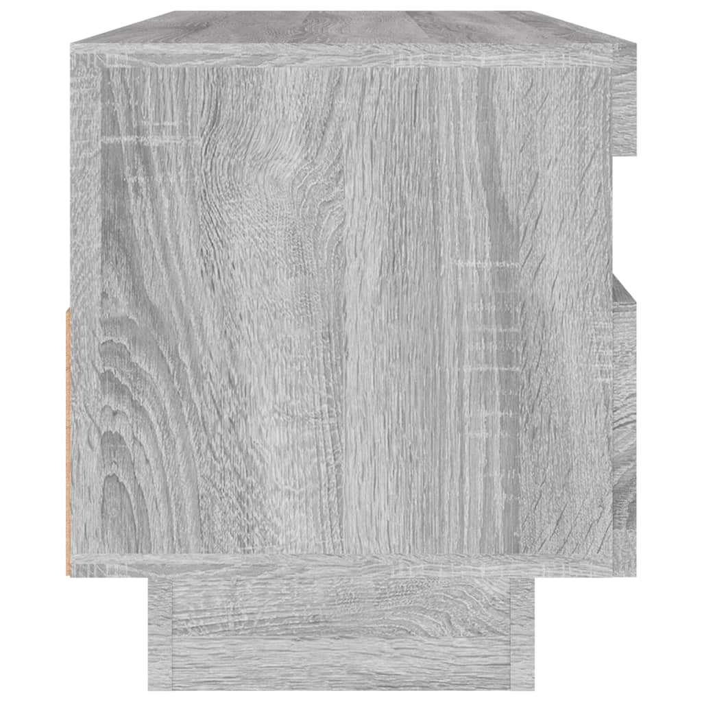 TV-taso LED-valoilla harmaa Sonoma 100x35x40 cm - Sisustajankoti.fi