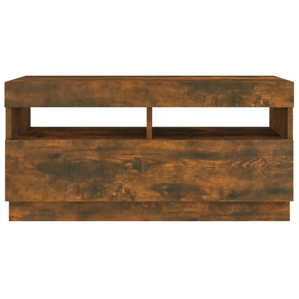 TV-taso LED-valoilla savutammi 80x35x40 cm - Sisustajankoti.fi