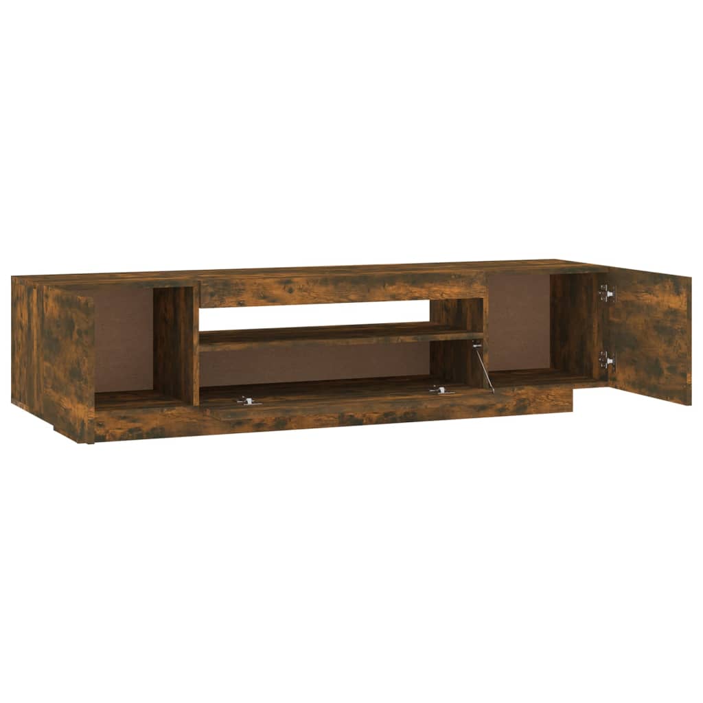 TV-taso LED-valoilla savutammi 160x35x40 cm - Sisustajankoti.fi