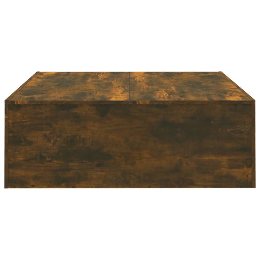 Sohvapöytä savutammi 100x100x35 cm tekninen puu - Sisustajankoti.fi