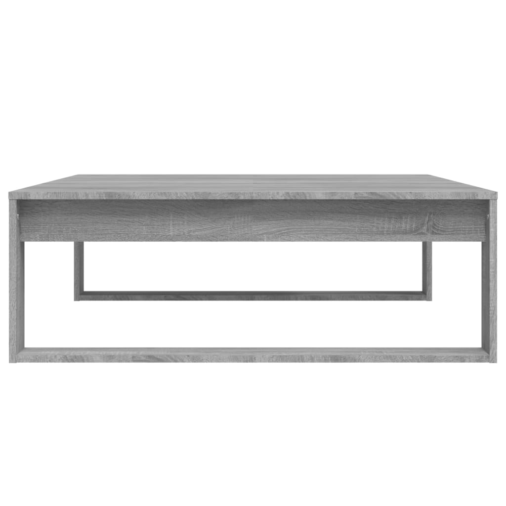 Sohvapöytä harmaa Sonoma 100x100x35 cm tekninen puu - Sisustajankoti.fi
