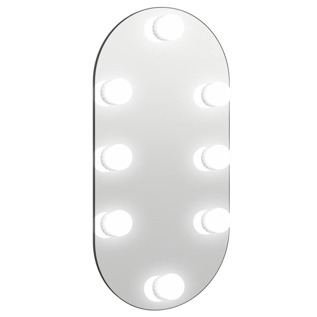Peili LED-valoilla 40x20 cm lasi soikea - Sisustajankoti.fi