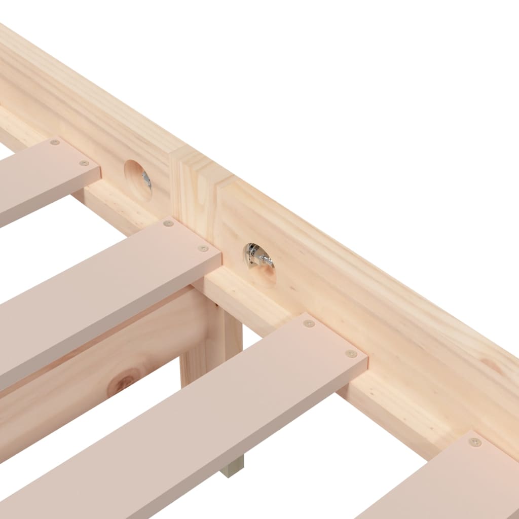 Sängynrunko täysi puu 90x200 cm - Sisustajankoti.fi