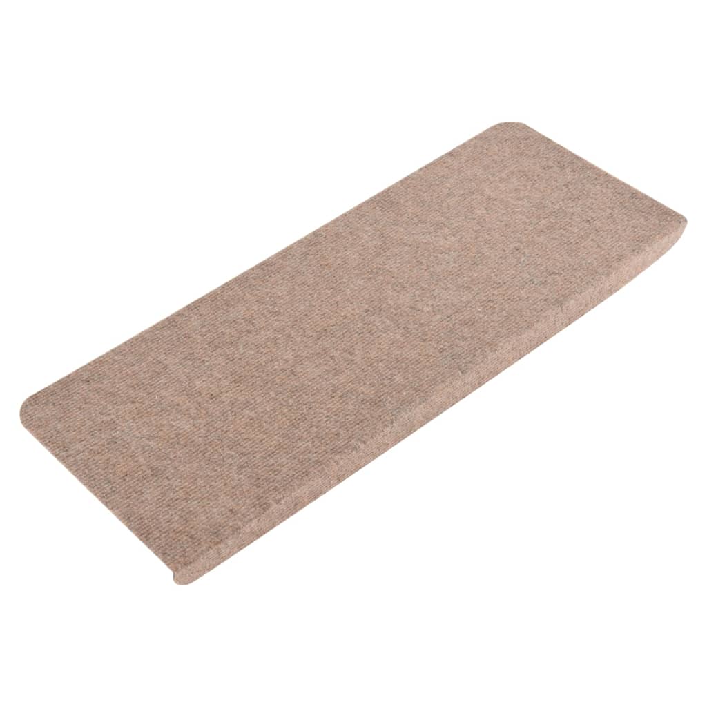 Itsekiinnittyvät porrasmatot 15 kpl 65x28 cm beige - Sisustajankoti.fi