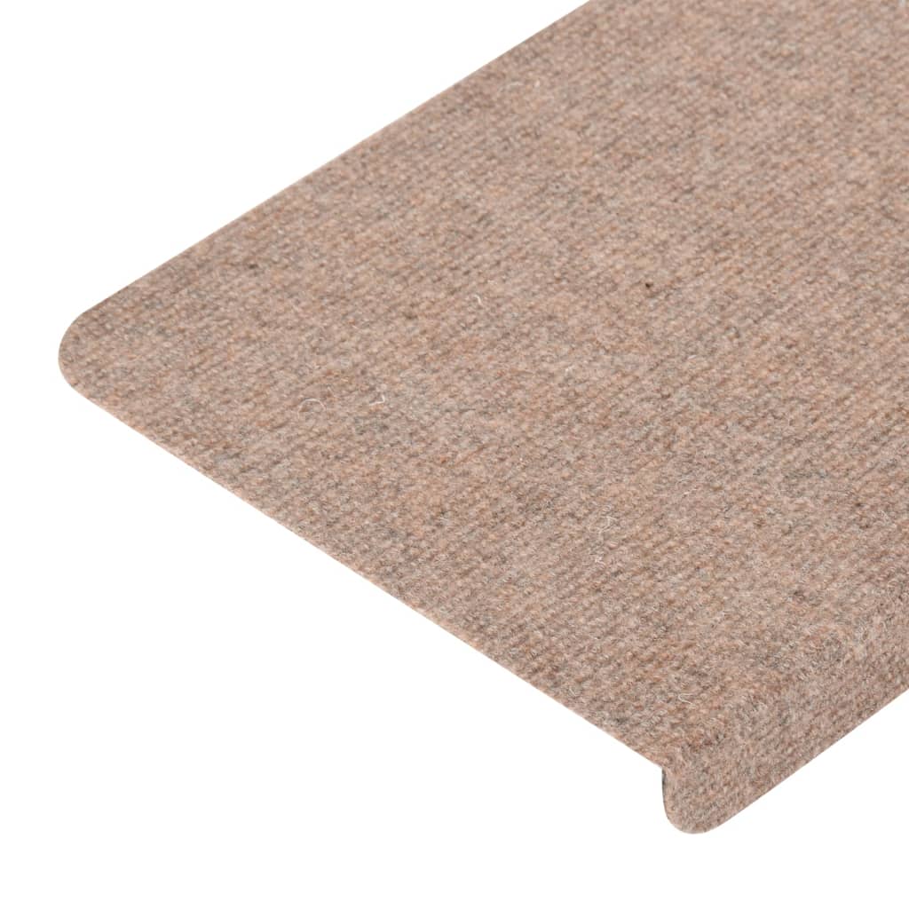 Itsekiinnittyvät porrasmatot 15 kpl 65x28 cm beige - Sisustajankoti.fi