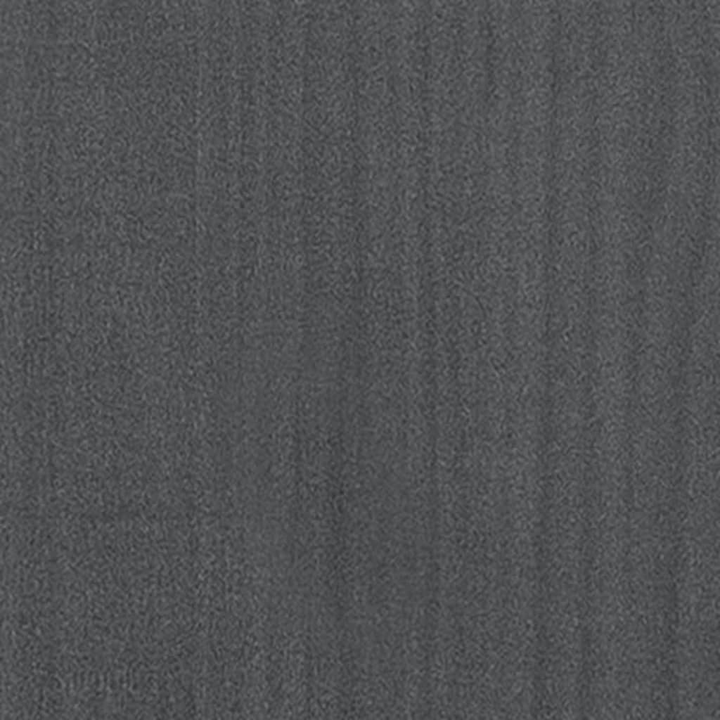 Sängynrunko harmaa täysi mänty 75x190 cm 2FT6 Small Single - Sisustajankoti.fi