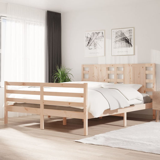 Sängynrunko täysi mänty 180x200 cm 6FT Super King - Sisustajankoti.fi