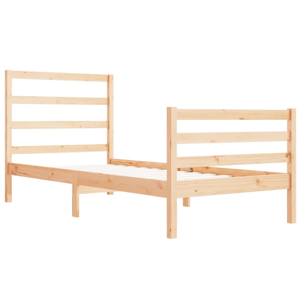 Sängynrunko täysi mänty 75x190 cm 2FT6 Small Single - Sisustajankoti.fi