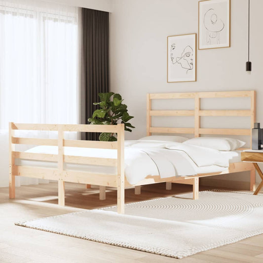 Sängynrunko täysi mänty 150x200 cm 5FT King Size - Sisustajankoti.fi
