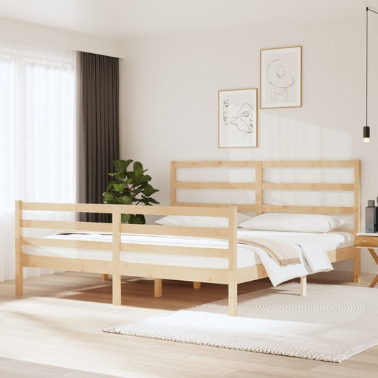 Sängynrunko täysi mänty 180x200 cm 6FT Super King - Sisustajankoti.fi
