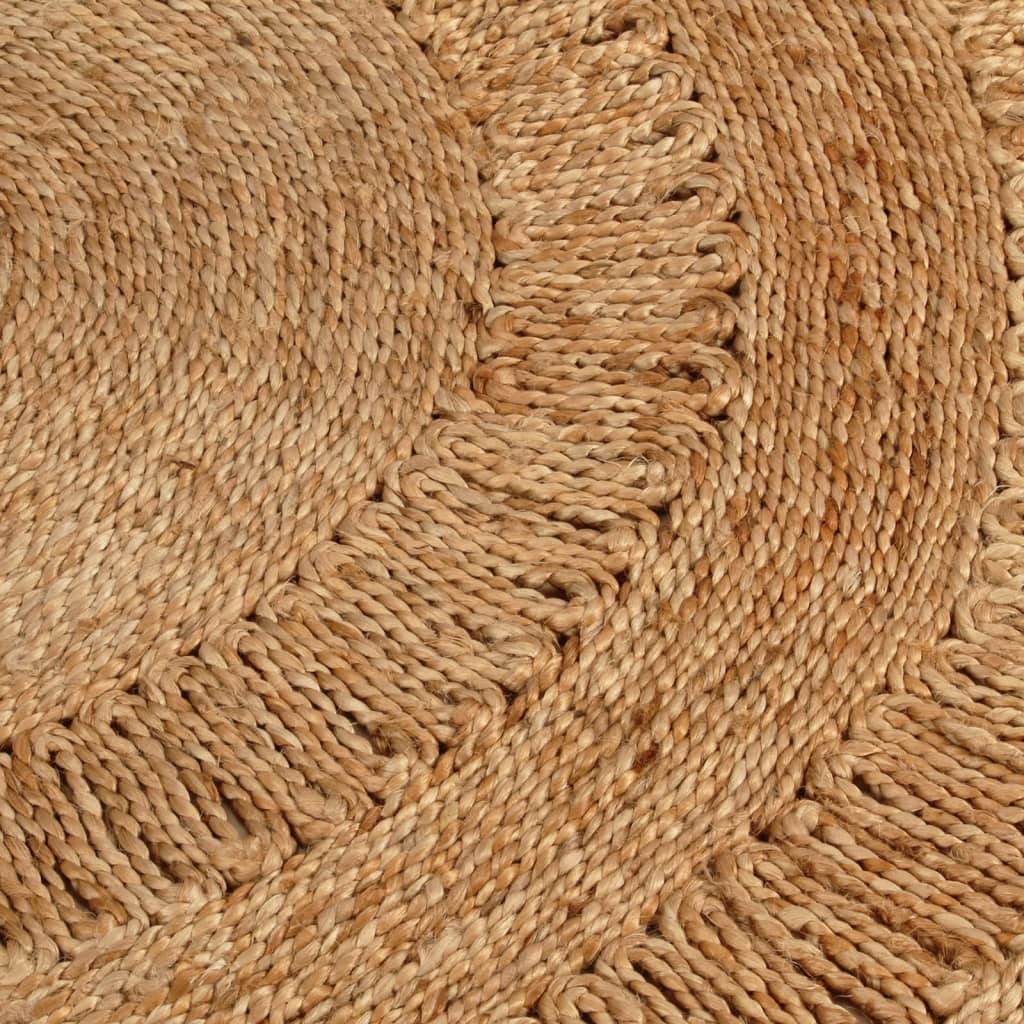 Matto käsinpunottu juutti 120 cm pyöreä - Sisustajankoti.fi