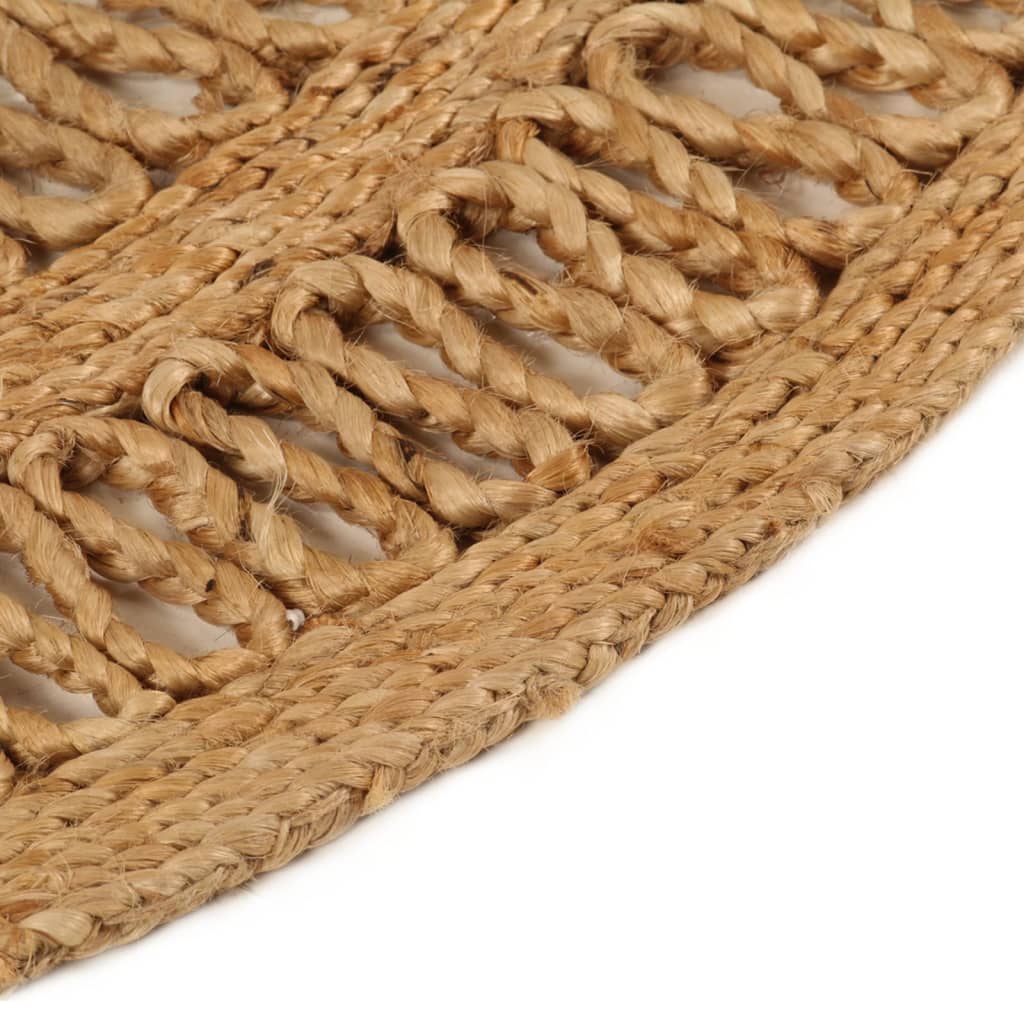 Matto käsinpunottu juutti 120 cm pyöreä - Sisustajankoti.fi
