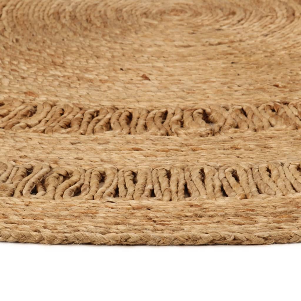 Matto käsinpunottu juutti 90 cm pyöreä - Sisustajankoti.fi