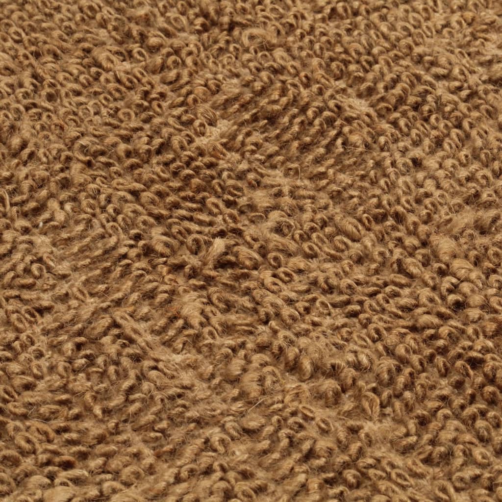 käsintehty silmukkanukkamatto 200x300 cm juutti ja puuvillaa - Sisustajankoti.fi