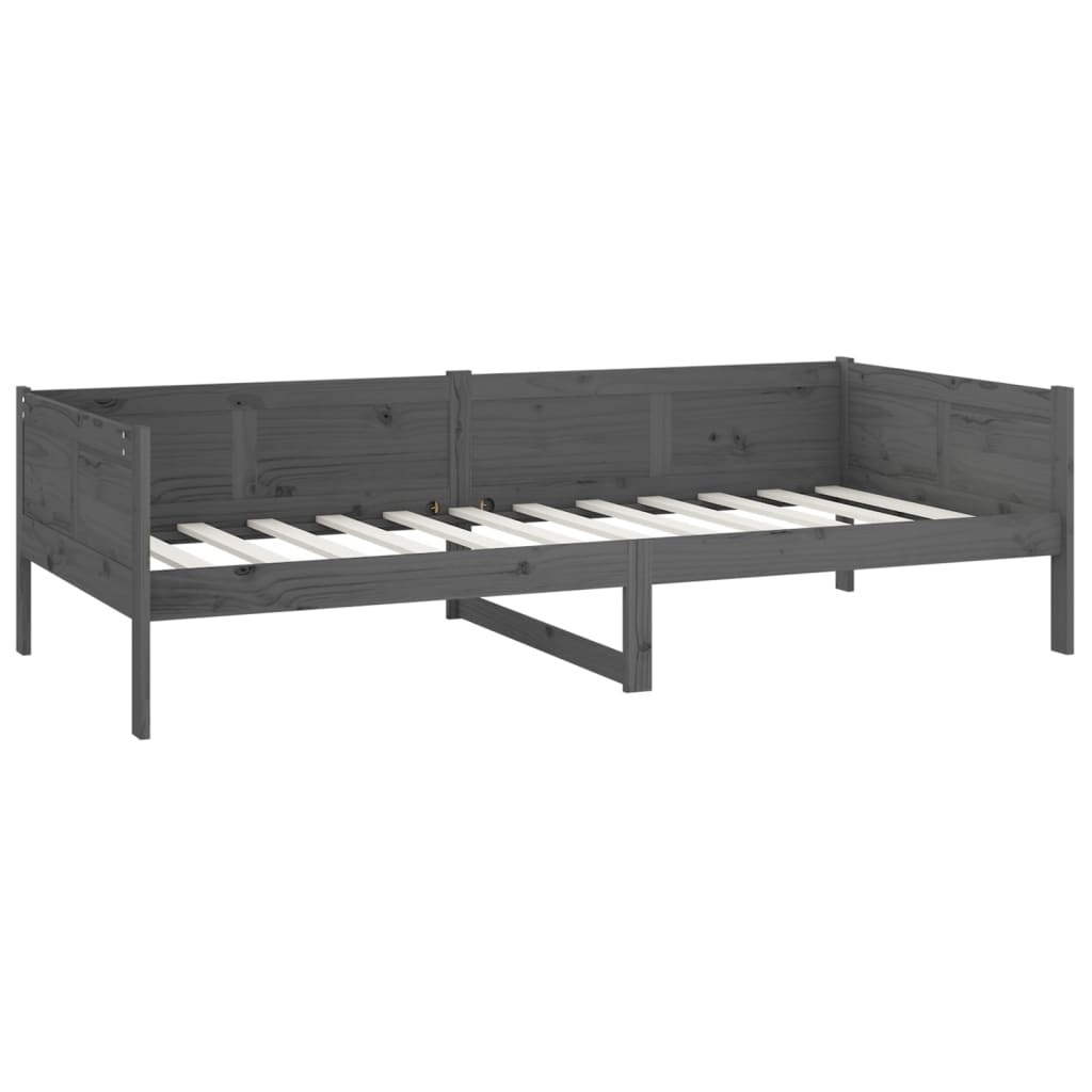 Sohvasänky harmaa täysi mänty 90x190 cm - Sisustajankoti.fi