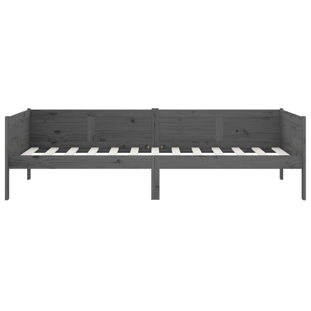 Sohvasänky harmaa täysi mänty 90x190 cm - Sisustajankoti.fi
