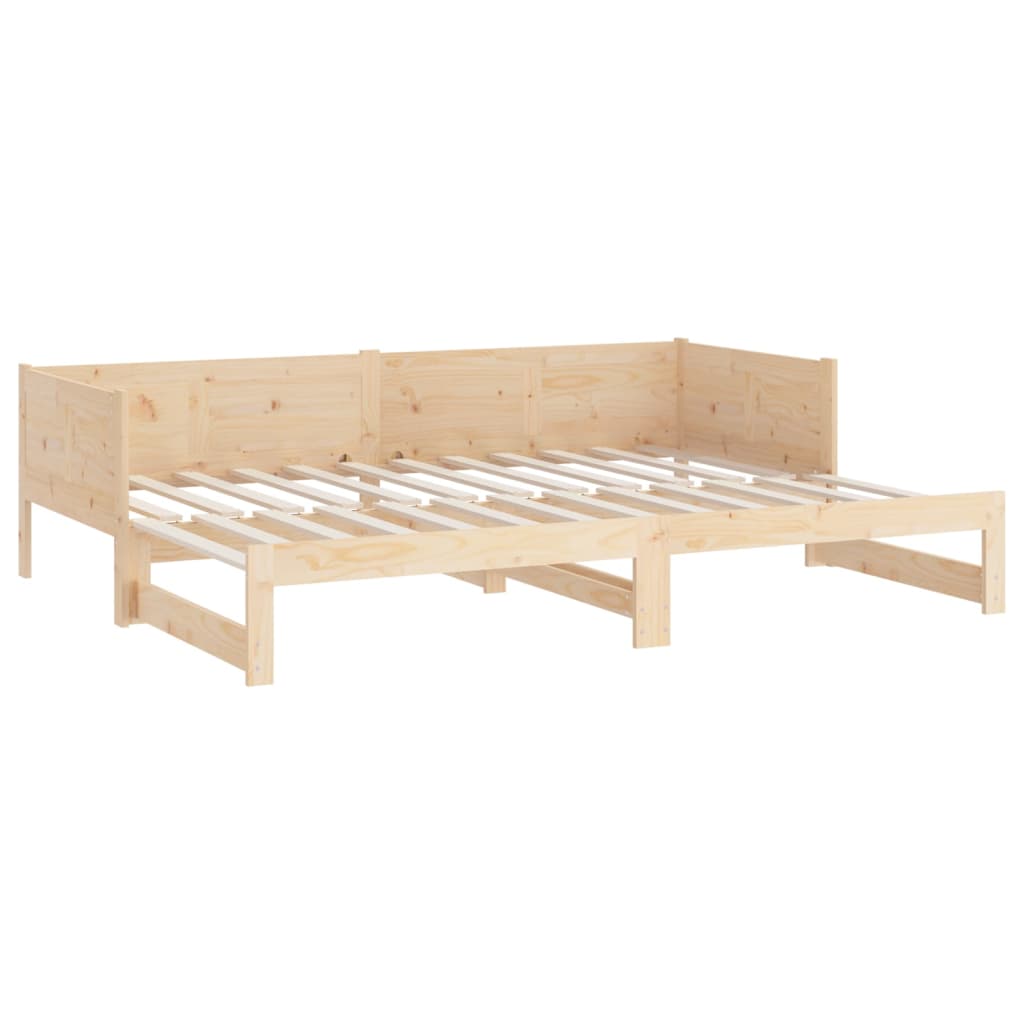 Sohvasänky ulosvedettävä täysi mänty 2x (90x190) cm - Sisustajankoti.fi