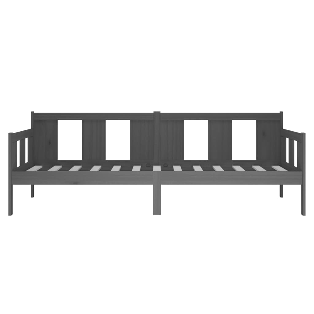 Sohvasänky harmaa täysi mänty 90x190 cm - Sisustajankoti.fi