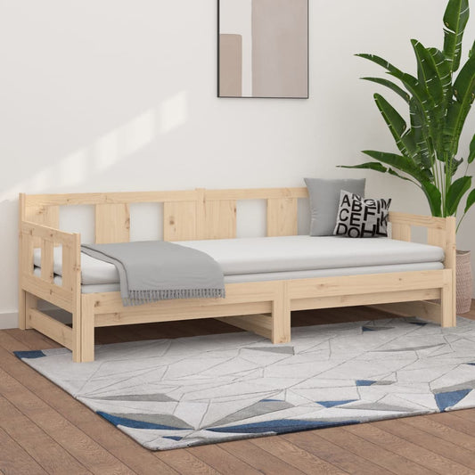 Sohvasänky ulosvedettävä täysi mänty 2x (90x200) cm - Sisustajankoti.fi