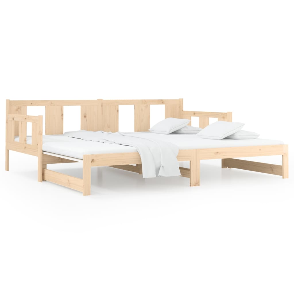 Sohvasänky ulosvedettävä täysi mänty 2x (80x200) cm - Sisustajankoti.fi