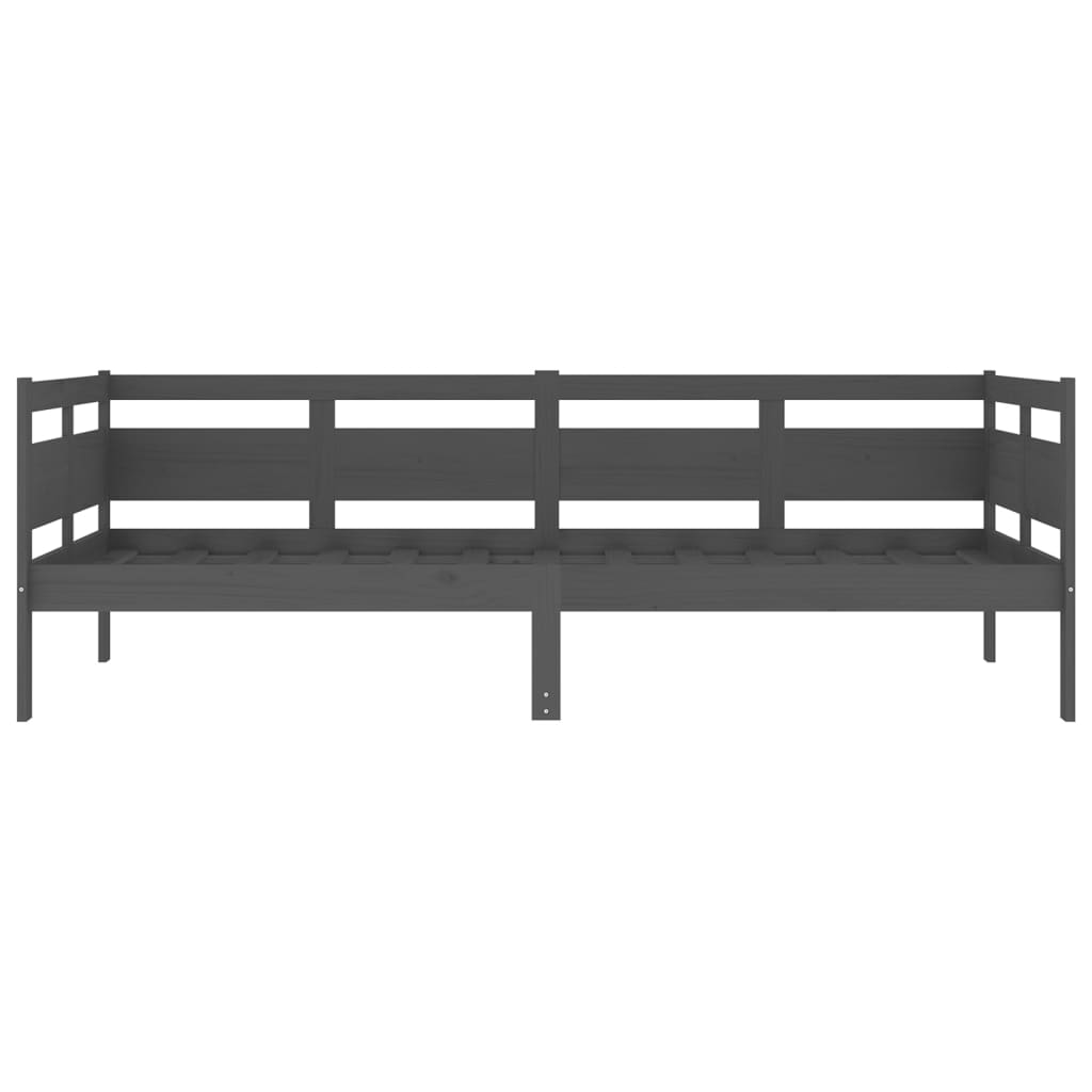 Sohvasänky harmaa täysi mänty 90x200 cm - Sisustajankoti.fi