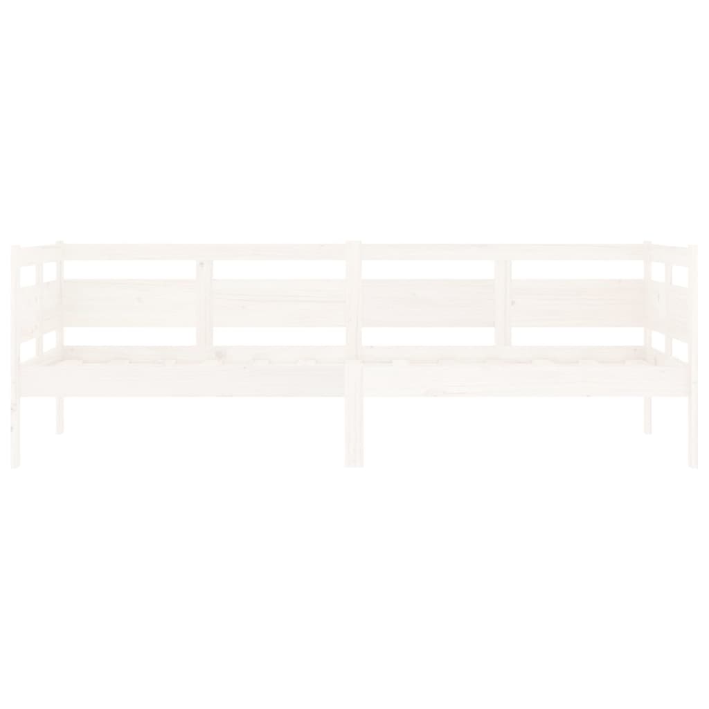 Sohvasänky valkoinen täysi mänty 80x200 cm - Sisustajankoti.fi