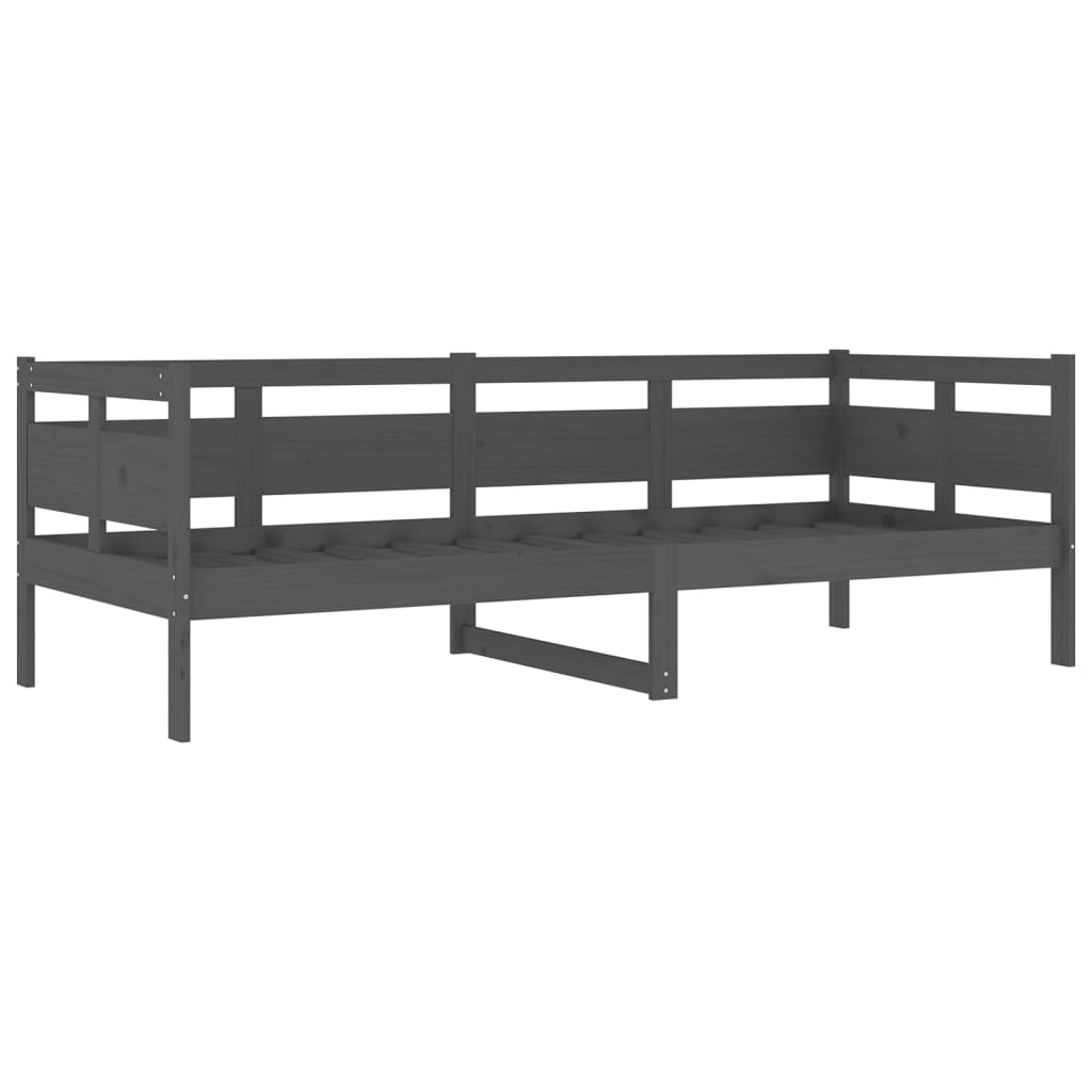 Sohvasänky harmaa täysi mänty 80x200 cm - Sisustajankoti.fi