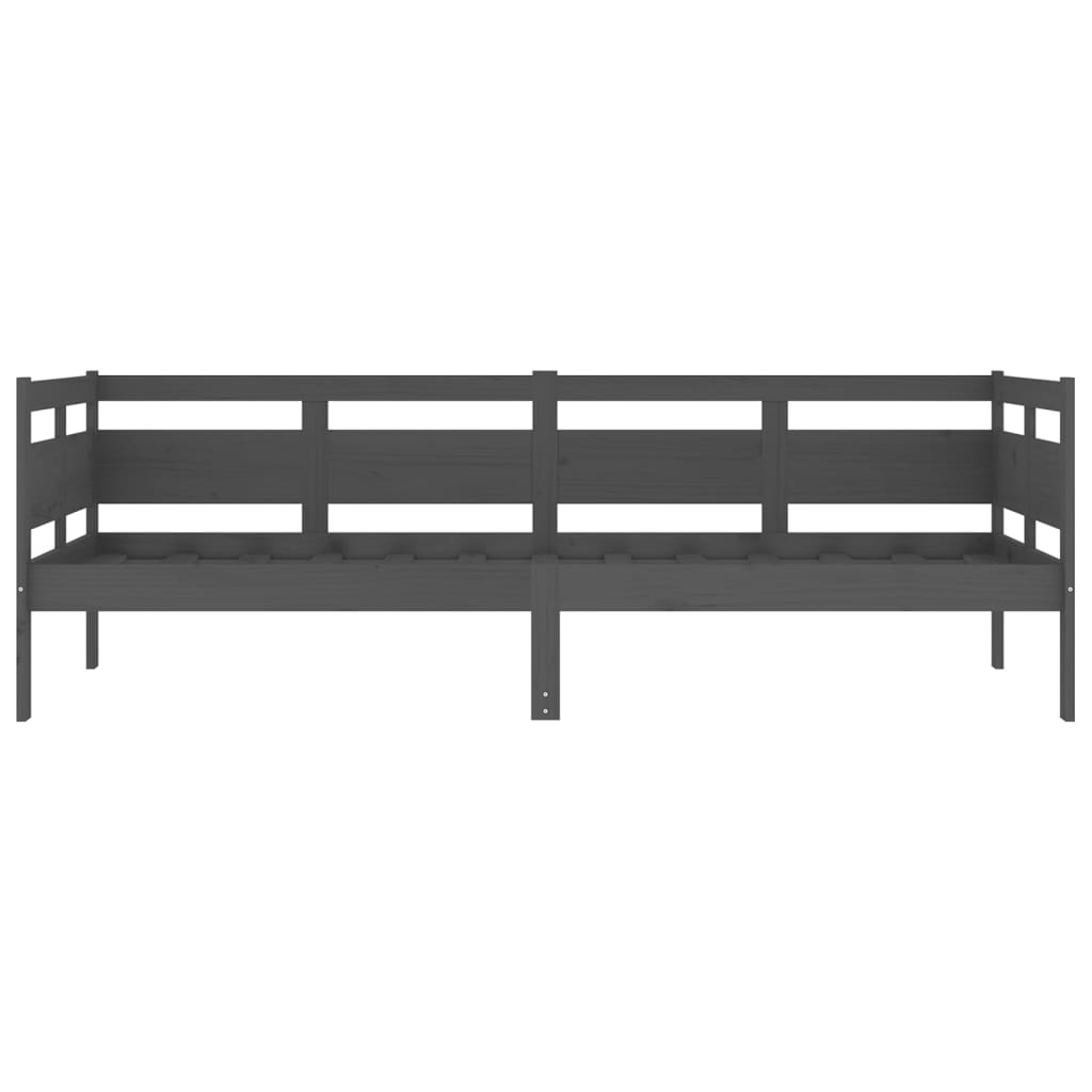 Sohvasänky harmaa täysi mänty 80x200 cm - Sisustajankoti.fi