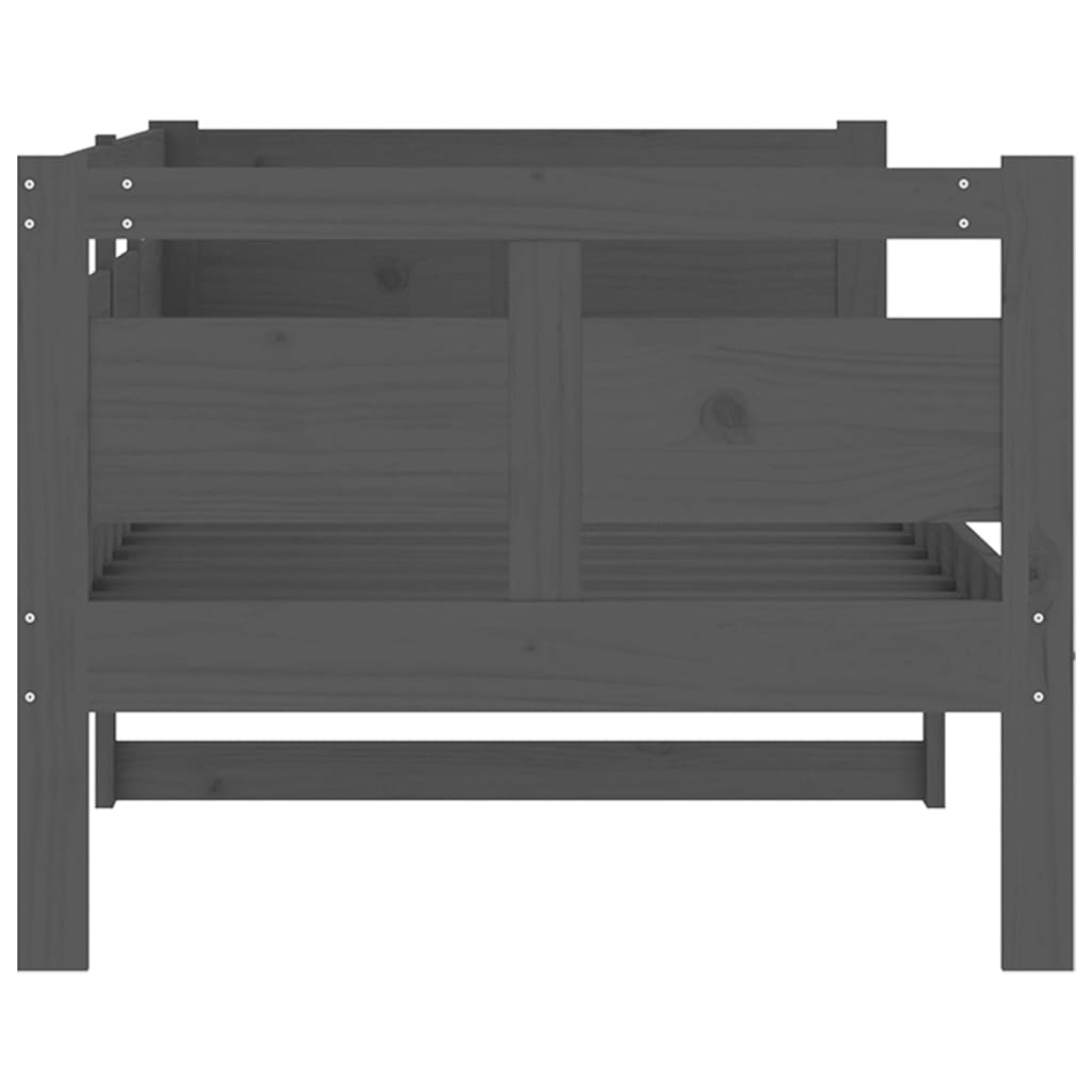 Sohvasänky harmaa täysi mänty 80x200 cm - Sisustajankoti.fi