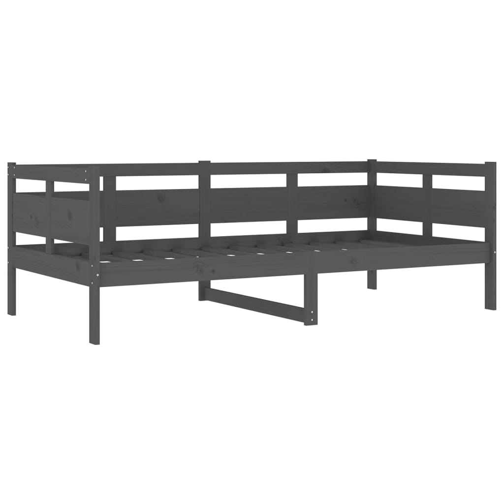 Sohvasänky harmaa täysi mänty 90x190 cm - Sisustajankoti.fi
