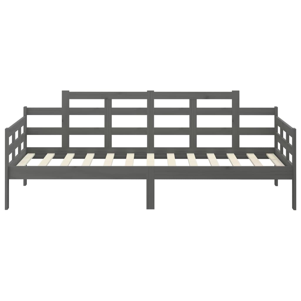 Sohvasänky harmaa täysi mänty 90x200 cm - Sisustajankoti.fi