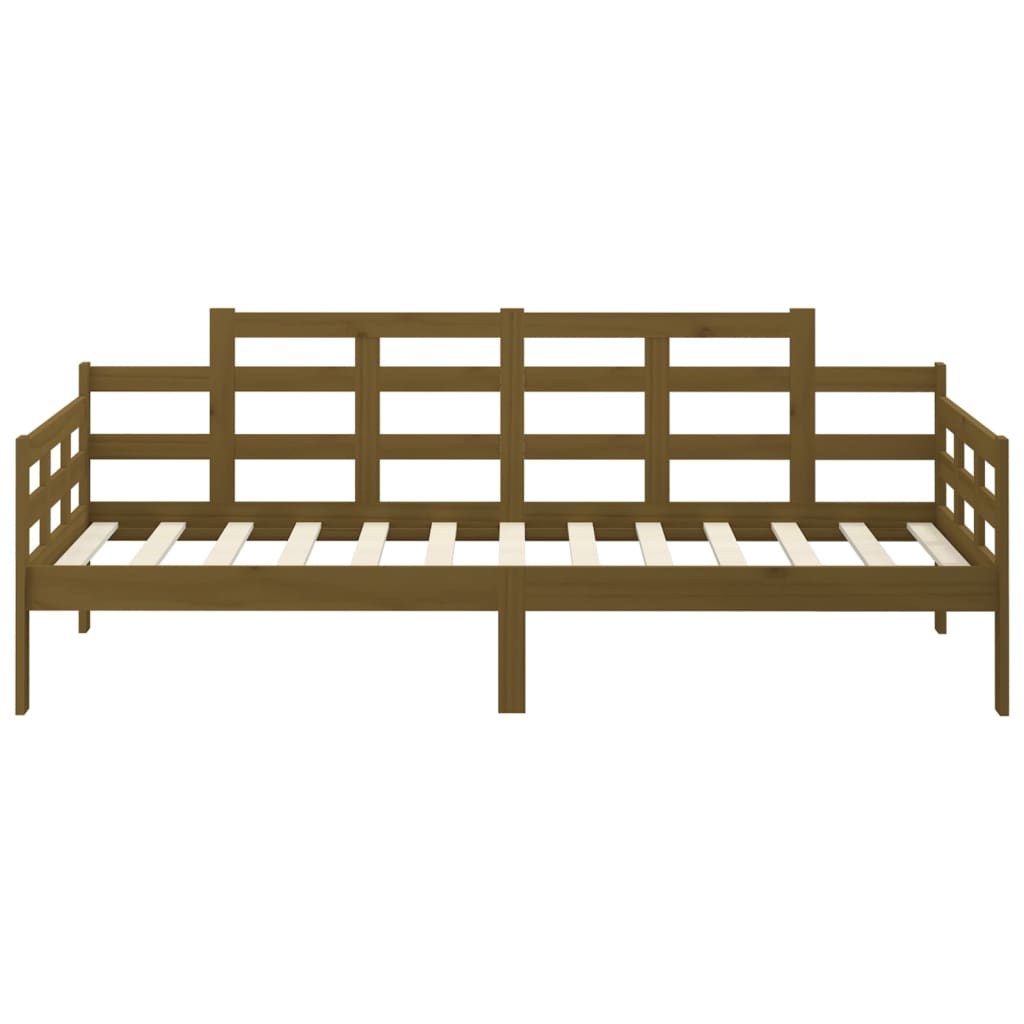 Sohvasänky hunajanruskea täysi mänty 80x200 cm - Sisustajankoti.fi