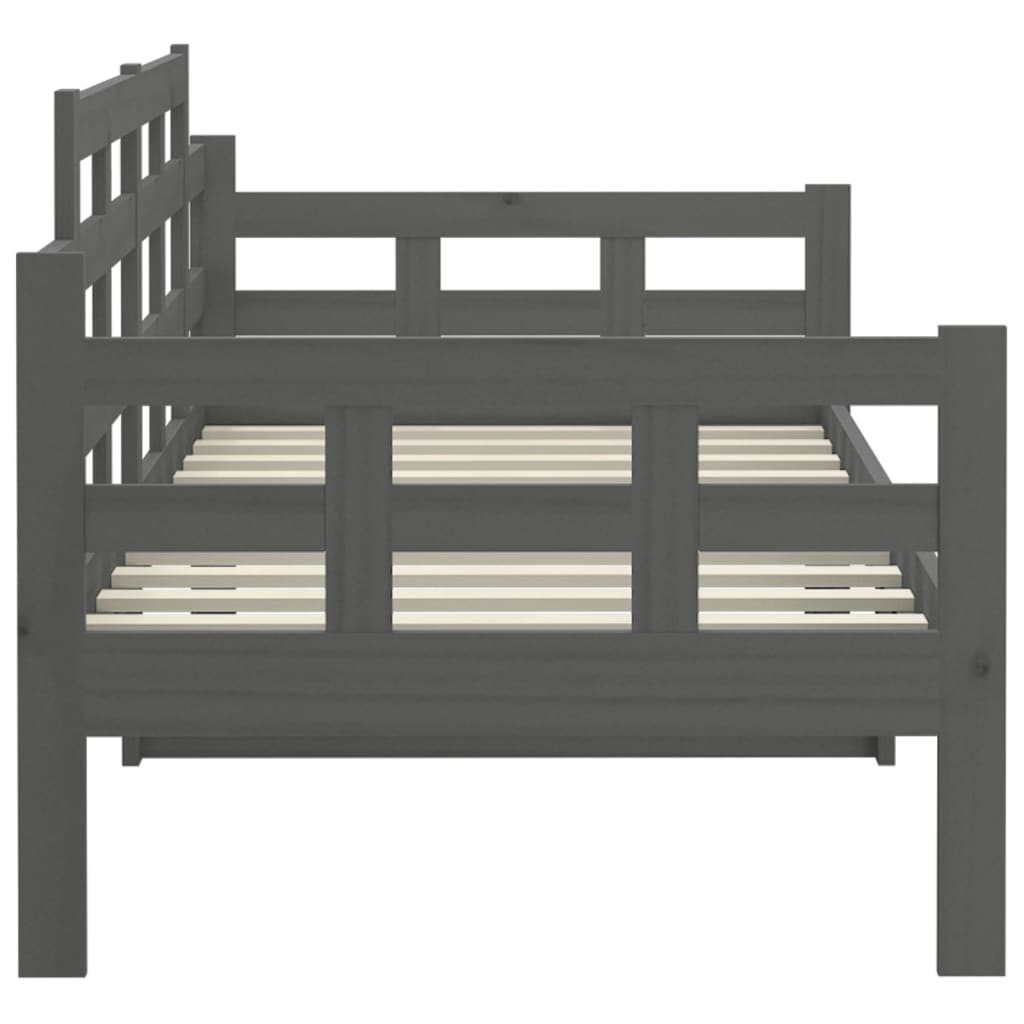 Sohvasänky harmaa täysi mänty 90x190 cm - Sisustajankoti.fi