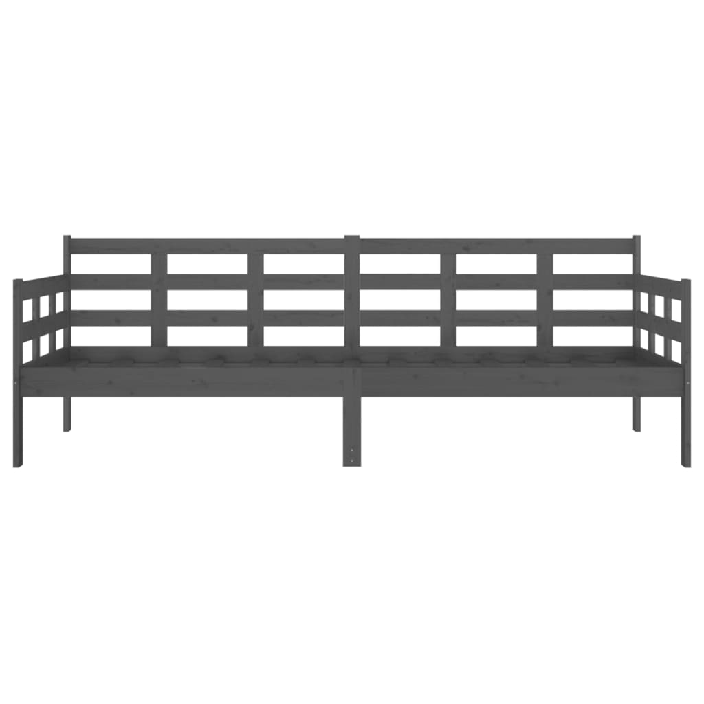 Sohvasänky harmaa täysi mänty 80x200 cm - Sisustajankoti.fi