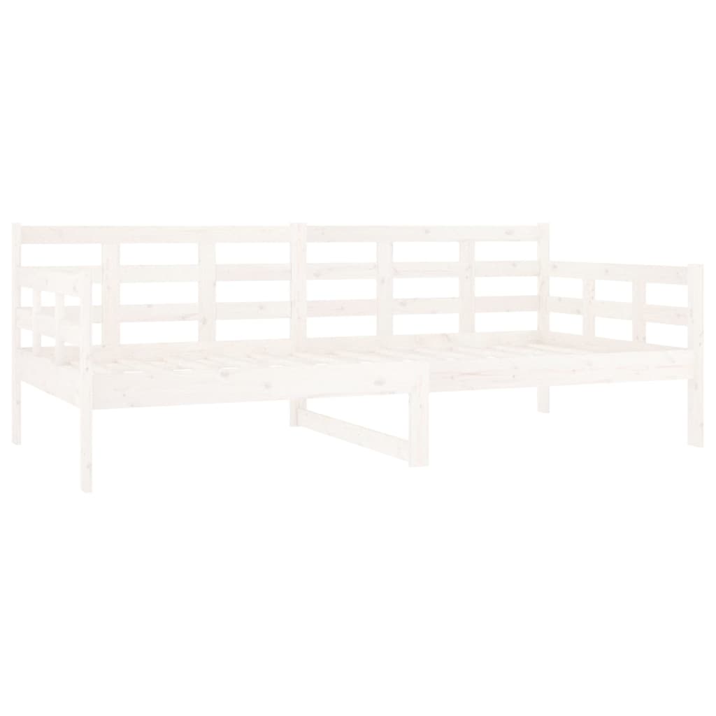 Sohvasänky valkoinen täysi mänty 90x190 cm - Sisustajankoti.fi