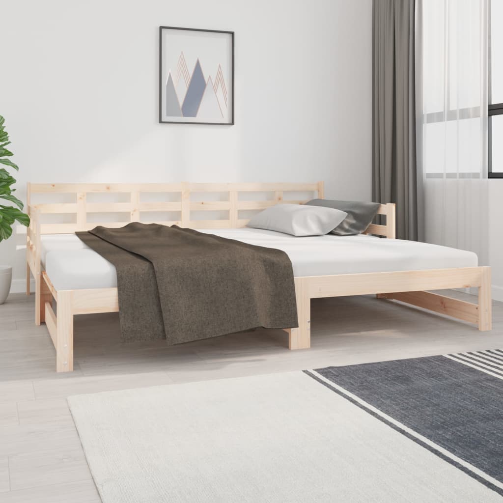 Sohvasänky ulosvedettävä täysi mänty 2x (90x200) cm - Sisustajankoti.fi