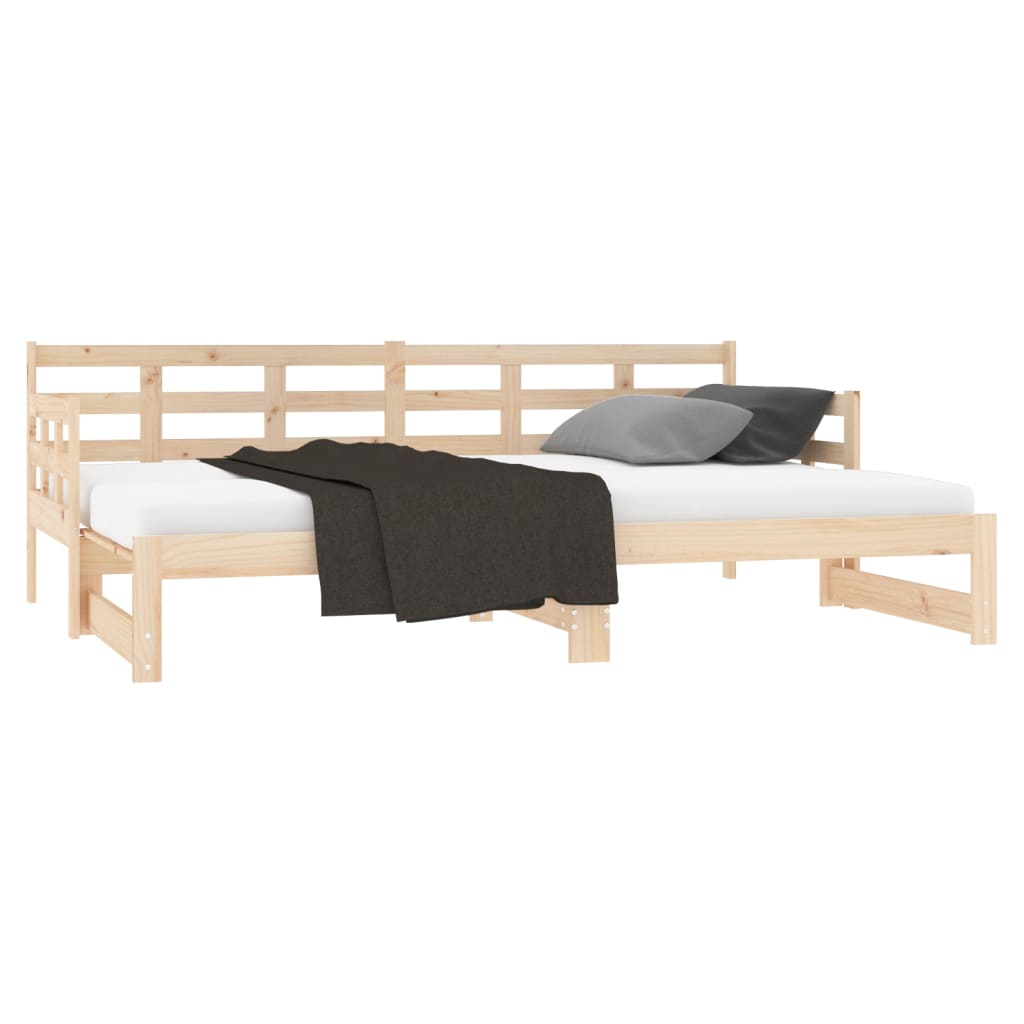 Sohvasänky ulosvedettävä täysi mänty 2x (90x200) cm - Sisustajankoti.fi