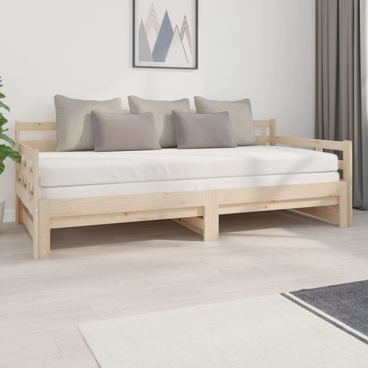Sohvasänky ulosvedettävä täysi mänty 2x (90x200) cm - Sisustajankoti.fi